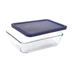 Pyrex Rectangular Glass Food Storage with Lid 6cup 1pc – The Cuisinet