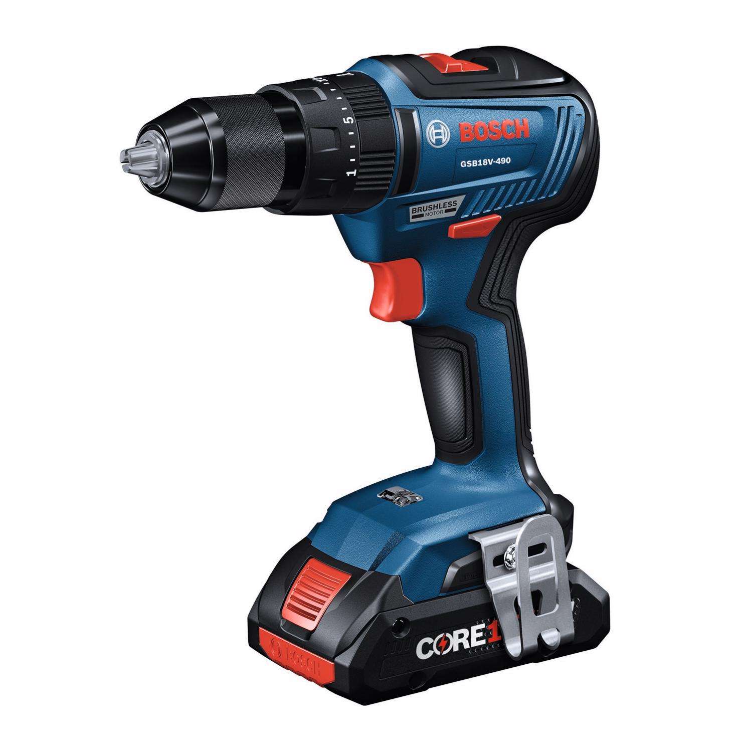 Bosch 18V 1 2 in. Brushless Cordless Hammer Drill Drive Kit