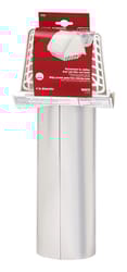 Ace 4 in. W X 6 in. L White Plastic Dryer Vent Hood