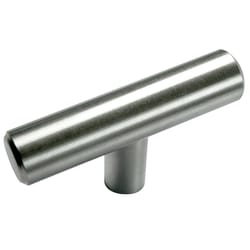 Laurey Melrose Traditional T-Shape Cabinet Knob 2 in. D 1 in. Stainless Steel 1 pk