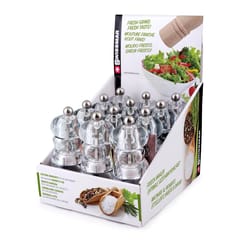 Swissmar Clear Acrylic Pepper and Salt Mills