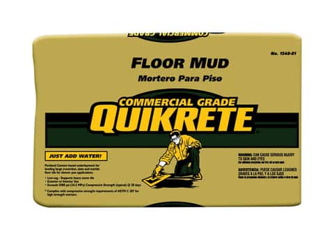 Quikrete Floor Mud Gray Mortar Mix 60 lb Quikrete Floor Mud Gray Mortar Mix 60 lb