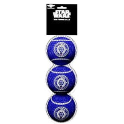 Buckle-Down Star Wars Multicolored R2D2 Head Top Squeaky Tennis Ball 3 pk