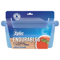 Ziploc 22 gal Blue/Clear Flexible Tote w/Handle 12 in. H X 26.4 in. W X 16  in. D Stackable - Ace Hardware