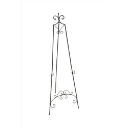 65 in. H X 22.5 in. W X 30.13 in. L Black Traditional Easel Metal