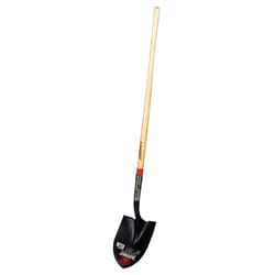 Razor-Back 58 in. Steel Round Digging Shovel Wood Handle