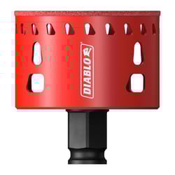 Diablo 2-1/2 in. Diamond Grit 5.52 in. L X 1/4 in. D Hole Saw