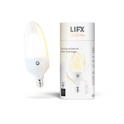 LIFX Smart Home B11 E12 (Candelabra) Smart-Enabled LED Bulb Tunable White/Color Changing 40 Watt Equ