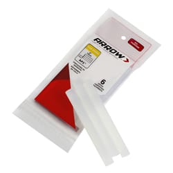 Arrow .5 in. D All Purpose Glue Sticks Clear 6 pk