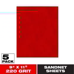 Diablo SandNet 11 in. L X 9 in. W 220 Grit Ceramic Sanding Sheet 5 pk