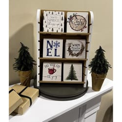 P. Graham Dunn Assorted Christmas Coaster 4 in.