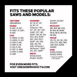 Oregon ControlCut H78 20 in. Chainsaw Chain 78 links