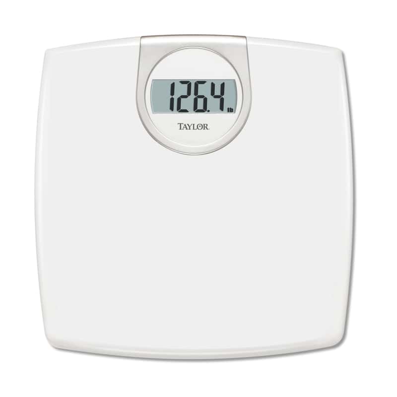 Taylor 330 lb Digital Bathroom Scale White Ace Hardware