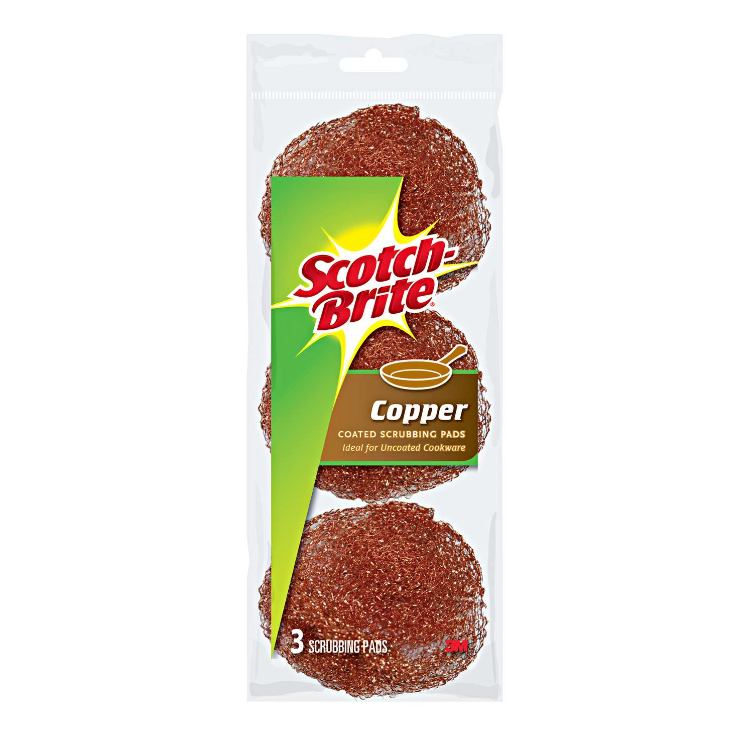 ScotchBrite Heavy Duty Scrubbing Pads For Pots and Pans 3 pk Ace