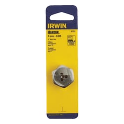 Irwin Hanson High Carbon Steel Metric Hexagon Die 5 - 0.80 mm 1 pc