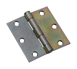 National Hardware 3 in. L Zinc-Plated Broad Hinge 2 pk