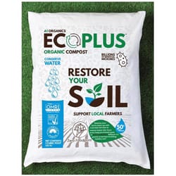 EcoPlus Organic Compost Organic Humus Garden/Lawn/Shrub Compost 1 ft³