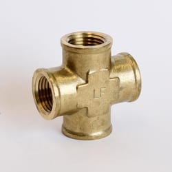 ATC 1/2 in. FPT 1/2 in. D FPT Brass Cross