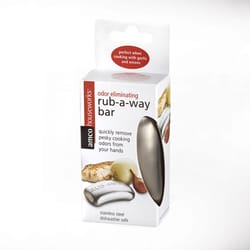 Amco Houseworks Rub-a-Way Silver Stainless Steel Odor Remover Bar