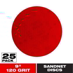 Diablo SandNet 9 in. L X 9 in. W Ceramic 120 Grit Medium Drywall Sand Pad