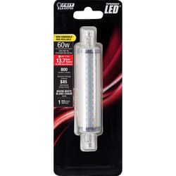 Feit LED R7S R7 LED Bulb Warm White 60 Watt Equivalence 1 pk