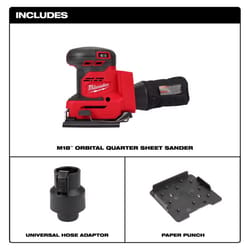 Milwaukee M18 Cordless 1/4 Sheet Orbital Finishing Sander Tool Only