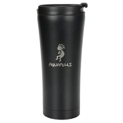 Aquapelli 16 oz Midnight Black BPA Free Vacuum Insulated Bottle