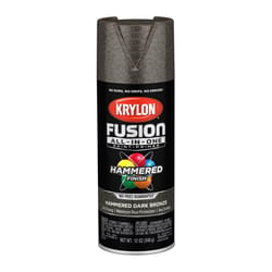 Krylon Fusion All-In-One Hammered Dark Bronze Paint+Primer Spray Paint 12 oz