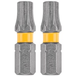 DeWalt MAXFIT Torx #30 X 1 in. L Screwdriver Bit Steel 2 pk