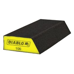 Diablo 8 in. L X 3 in. W X 1 in. 100 Grit Fine Angled Sanding Sponge