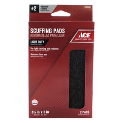 Ace 2 Grade Medium/Coarse Cleaning and Scuffing Pad 2 pk