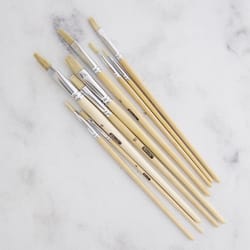 Bazic Products Flat Paint Brush Set