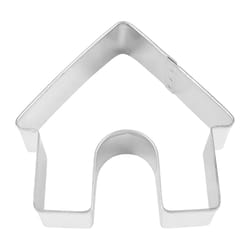 R&M International Corp International Corp 4 in. W X 4 in. L Dog House Cookie Cutter Silver 1 pc