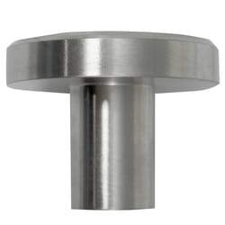 Laurey Melrose Flat Cabinet Knob 1-1/2 in. D 1 in. Stainless Steel 1 pk