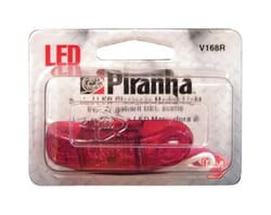 Peterson Piranha Red Oval Clearance/Side Marker Light