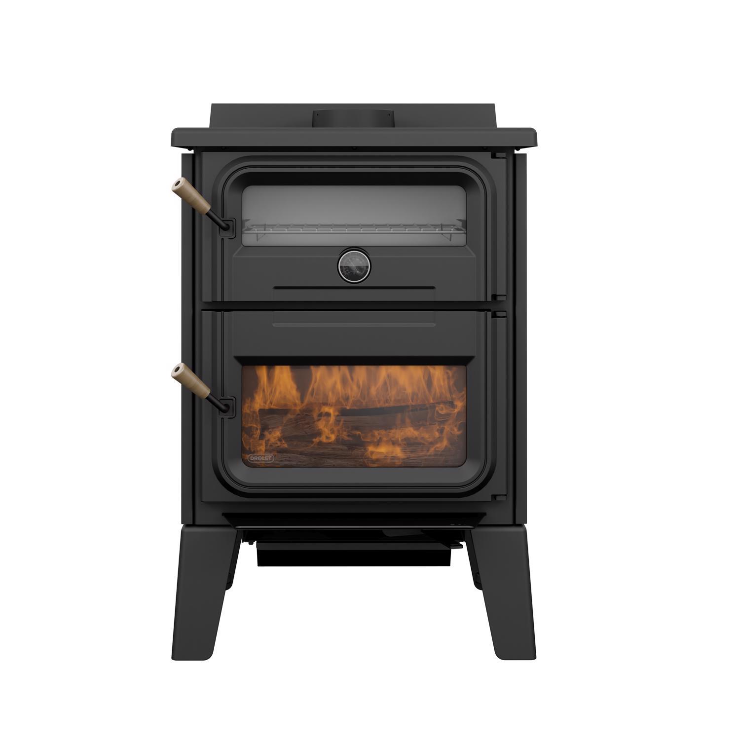 Drolet Bistro 2100 sq ft Wood Burning Stove Mfr# DB04815 - Ace Hardware