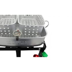 Chard 50000 BTU Cast Iron Deep Fryer W/Perforated Basket 18 qt