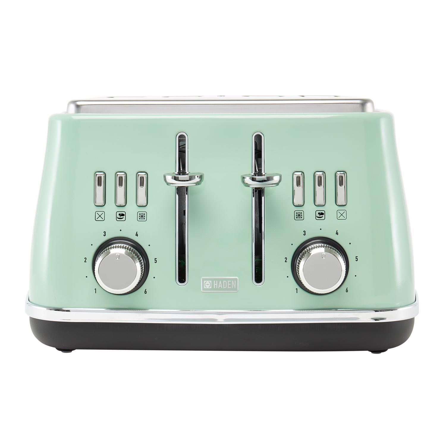 Haden Cotswold Stainless Steel Green 4 slot Toaster 8 in. H X 13 in. W X 13 in. D Sansujyuku sansujyuku.com
