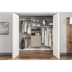 Easy Track .625 in. H X 14 in. W X 24 in. L Wood Laminate Closet Organizer Shelf