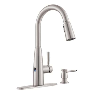 Moen Sperry Sperry One Handle Stainless Steel Pulldown Kitchen Faucet With Motion Sensor Ace Hardware