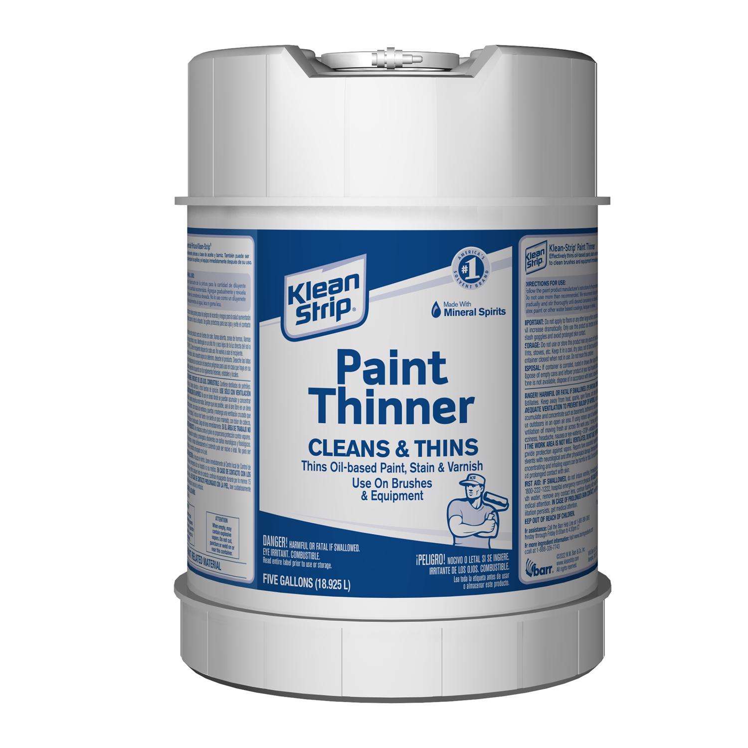 Klean Strip Paint Thinner 1 Gallon - Cleans Enamel Paint and