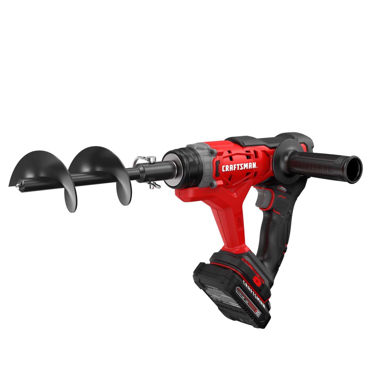 Craftsman V20 13.97 in. Steel Battery Operated Auger Ace Hardware