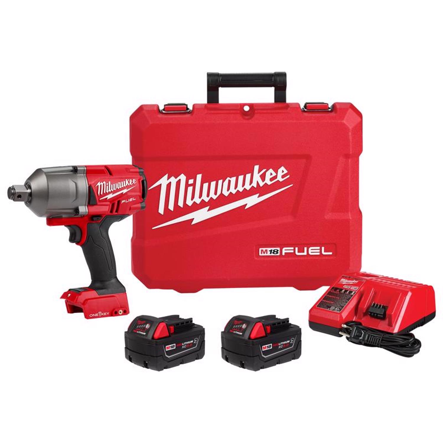 Photos - Drill / Screwdriver Milwaukee M18 FUEL 3/4 in. Cordless Brushless High Torque Impact Wrench Ki 