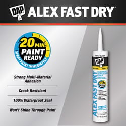 DAP Alex Fast Dry White Acrylic Latex Caulk 10.1 oz