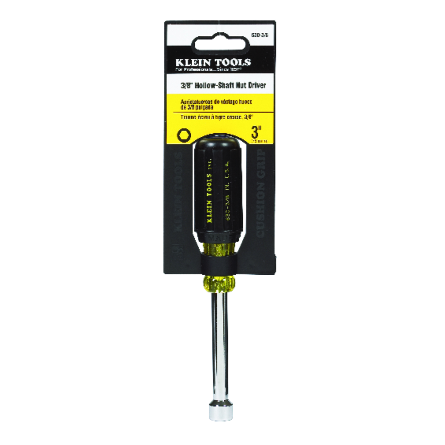 Klein Tools 3/8 in. Hollow Shaft Nut Driver 6-3/4 in. L 1 pc - Ace Hardware