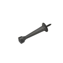 National Hardware Zinc Oil Rubbed Bronze Brown Rigid Door Stop Mounts to door