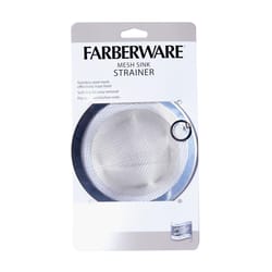 Farberware Chrome Stainless Steel Kitchen Sink Strainer