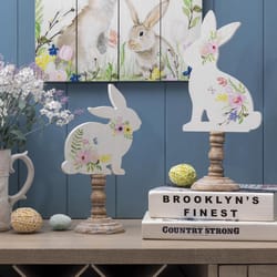 Glitzhome Easter Table Decor MDF/Wood 2 pc