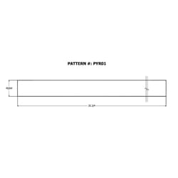 Alexandria Moulding 11.75 in. W X 11.75 in. L X 0.75 in. Tabletop
