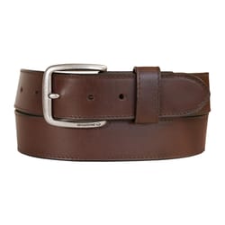 Wolverine Leather Signature Jean Belt 1.5 in. W Brown